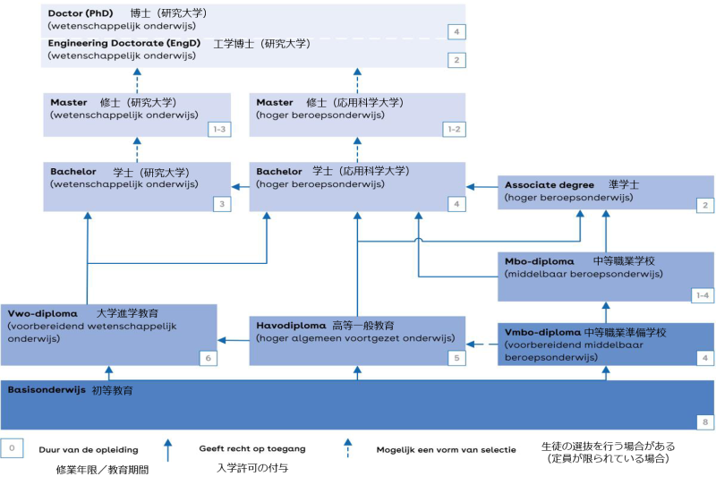 高等教育制度図